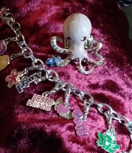 Betsy Johnson Octopus Expandable Ring and Charm Br